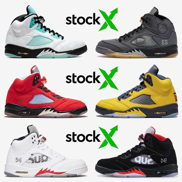 stock x 5 5s mens basketball shoes air retro jordan island green trophy room michigan sup white black trainers sneakers, White;red
stock x 5 5s mens basketball shoes air retro jordan island green trophy room michigan sup white black trainers sneakers, White;red
