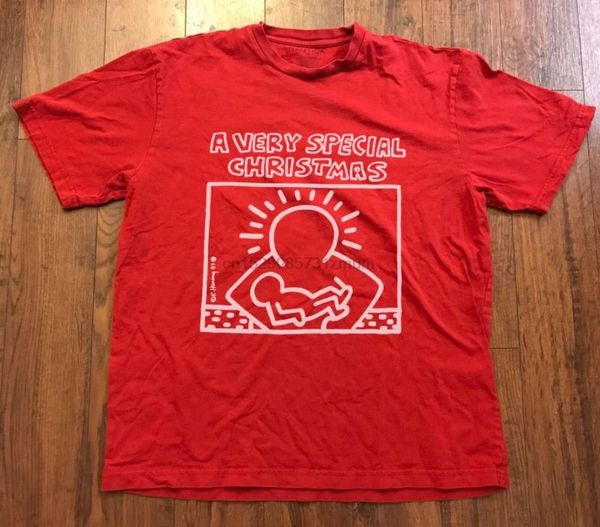 k.haring vintage Ѭђбака 1987 very special christmas 80s bonjovi bruce дополниелнй иѬаж лео printed ий, White;black
k.haring vintage Ѭђбака 1987 very special christmas 80s bonjovi bruce дополниелнй иѬаж лео printed ий, White;black