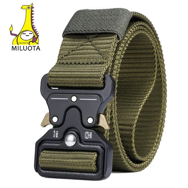 miluota mens tactical belt nylon belt outdoor multifunctional training combat belts sturdy waistband mu055, Black;brown
miluota mens tactical belt nylon belt outdoor multifunctional training combat belts sturdy waistband mu055, Black;brown