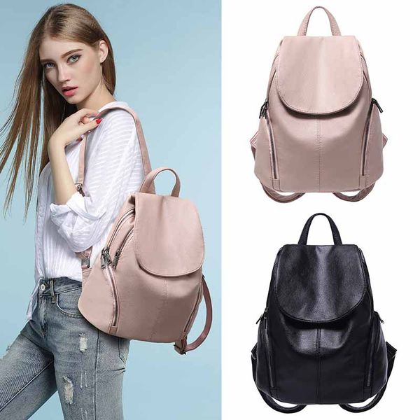 new fashion backpack women's bag korean tide joker casual soft leather large capacity backpack school bag
new fashion backpack women's bag korean tide joker casual soft leather large capacity backpack school bag