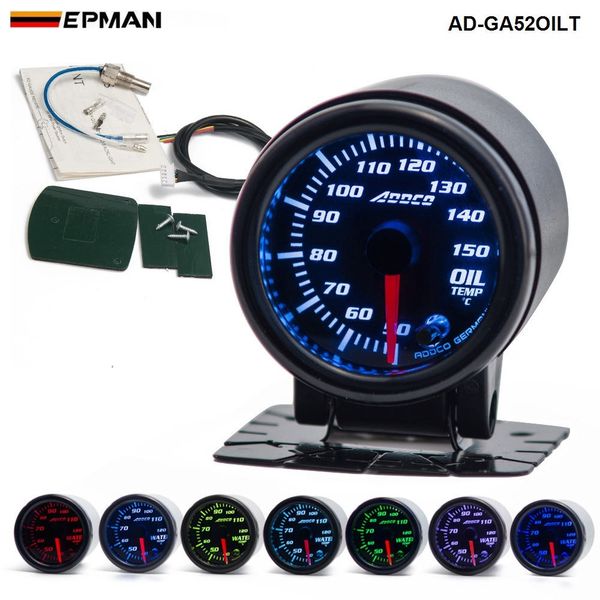 epman - car auto 12v 52mm/2" 7 colors universal oil temp gauge led with sensor and holder ad-ga52oilt
epman - car auto 12v 52mm/2" 7 colors universal oil temp gauge led with sensor and holder ad-ga52oilt