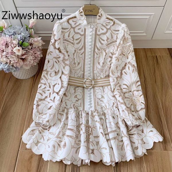 ziwwshaoyu 2020 new 100% linen women's mini dresses hollow embroidery pleated fashion party dress + belt, Black;gray
ziwwshaoyu 2020 new 100% linen women's mini dresses hollow embroidery pleated fashion party dress + belt, Black;gray