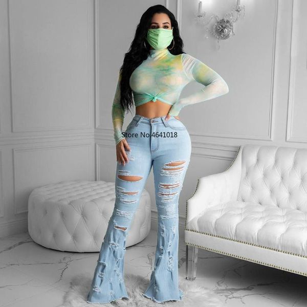 2020 summer denim pants women retro solid hole jeans ripped flare tassel trousers street skinny high waist lady pants, Blue
2020 summer denim pants women retro solid hole jeans ripped flare tassel trousers street skinny high waist lady pants, Blue