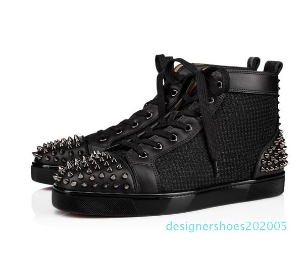 italy handmade sneakers red bottom sneaker men shoes high calfskin leather black aclouflat spikes 2 flat spikes sneaker wholesale d05
italy handmade sneakers red bottom sneaker men shoes high calfskin leather black aclouflat spikes 2 flat spikes sneaker wholesale d05