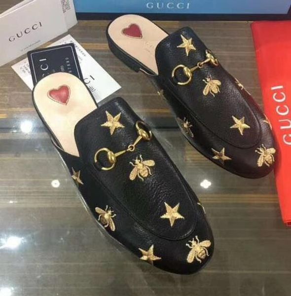 2019 fashion style women's men's flat espadrilles shoes casual sandals leather tiger bee snake half drag slippers flip flop 35-45, Black
2019 fashion style women's men's flat espadrilles shoes casual sandals leather tiger bee snake half drag slippers flip flop 35-45, Black