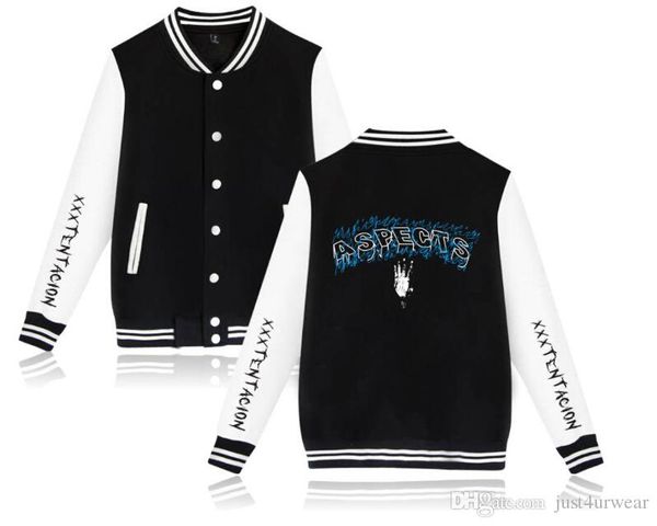 men's jackets mens xxxtentacion college baseball jacket women fashion single breasted panelled coat lovers slim hoodies print outwear, Black;brown
men's jackets mens xxxtentacion college baseball jacket women fashion single breasted panelled coat lovers slim hoodies print outwear, Black;brown
