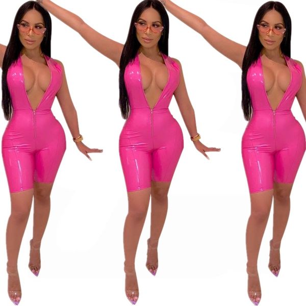 new women brig faux leather deep zipper v-neck sleeveless bodycon jumpsuit pu knee length romper playsuit mp8265, Black;white
new women brig faux leather deep zipper v-neck sleeveless bodycon jumpsuit pu knee length romper playsuit mp8265, Black;white