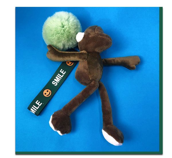 wholesale keyring handbag pendant lovers woman cute gift plush long-legged dark green frog keychain instagram trend key chain, Silver
wholesale keyring handbag pendant lovers woman cute gift plush long-legged dark green frog keychain instagram trend key chain, Silver
