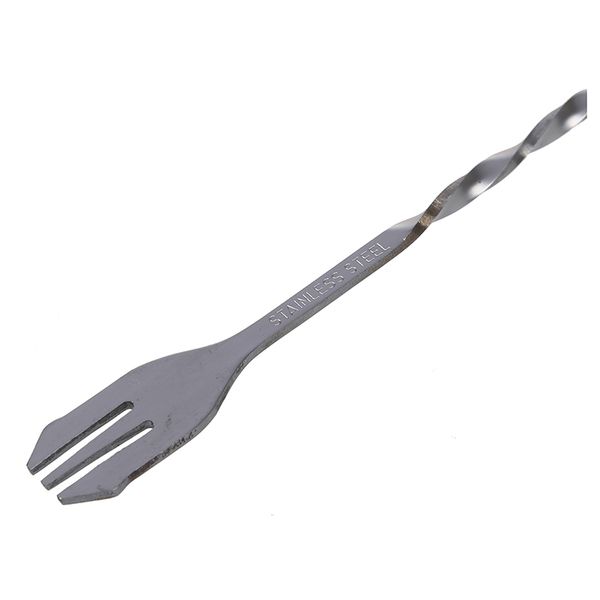 2pcs new stainless steel bar cocktail twisted mixing spoon fork diy set coffee scoops
2pcs new stainless steel bar cocktail twisted mixing spoon fork diy set coffee scoops