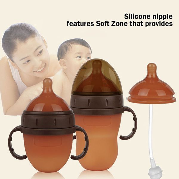 baby silicone bottle milk quality safety health cute pacifier infant nipple anti colic air vent wide neck nursing feeding bottle
baby silicone bottle milk quality safety health cute pacifier infant nipple anti colic air vent wide neck nursing feeding bottle