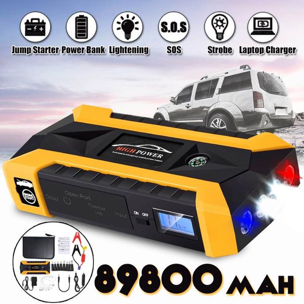 12v 89800mah car jump starter energy storage system power bank car battery charger starting device starter
12v 89800mah car jump starter energy storage system power bank car battery charger starting device starter