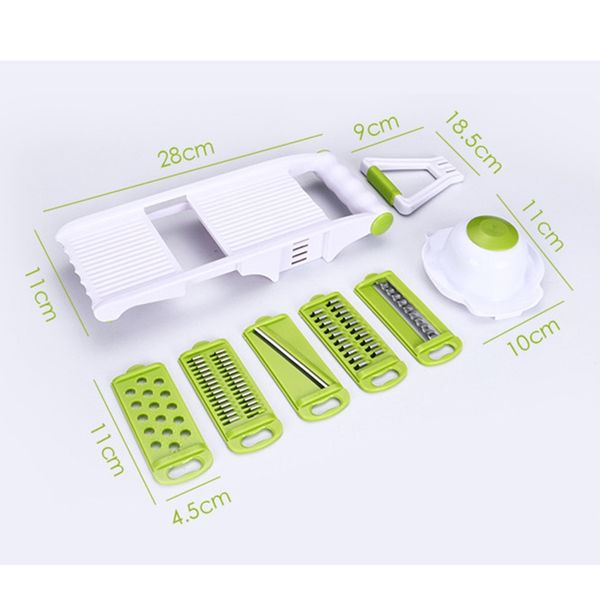 5-in-1 stainless steel blades vegetable madoline slicer vegetable grater cutter mandolin kitchen gadget safe with hand holder fruit & veget
5-in-1 stainless steel blades vegetable madoline slicer vegetable grater cutter mandolin kitchen gadget safe with hand holder fruit & veget