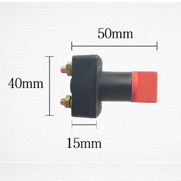electrical 100a battery isolator switch disconnect power cut off kill switch 43*37*64mm for bilge pump boat car truck
electrical 100a battery isolator switch disconnect power cut off kill switch 43*37*64mm for bilge pump boat car truck