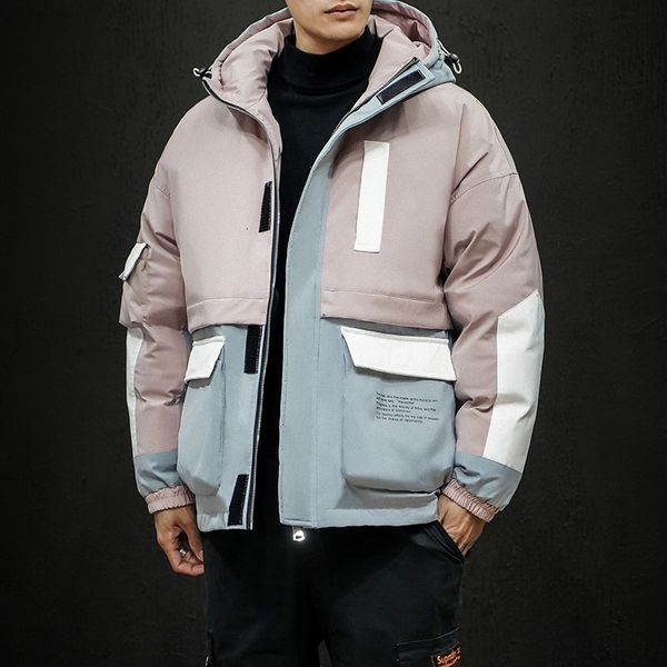 winter thick jacket men warm fashion parka men contrast color casual hooded coat streetwear loose overalls jacket male m-5xl, Black
winter thick jacket men warm fashion parka men contrast color casual hooded coat streetwear loose overalls jacket male m-5xl, Black