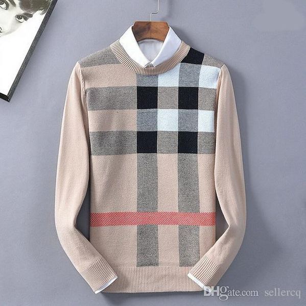 2019 new fashion sweater luxury jumper striped lattice men sweater wool pullover designer sweater plus size -3xl, White;black
2019 new fashion sweater luxury jumper striped lattice men sweater wool pullover designer sweater plus size -3xl, White;black