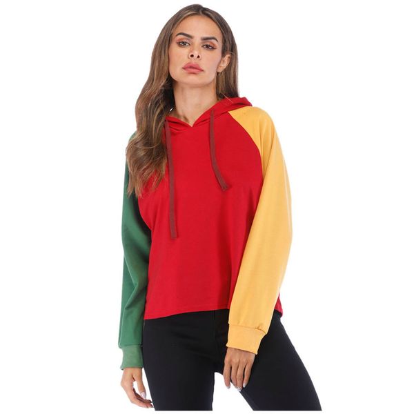 hoodies women sweatshirt tracksuit autumn long sleeve patchwork hoodie sudadera mujer hooded pullover casual streetwear new, Black
hoodies women sweatshirt tracksuit autumn long sleeve patchwork hoodie sudadera mujer hooded pullover casual streetwear new, Black