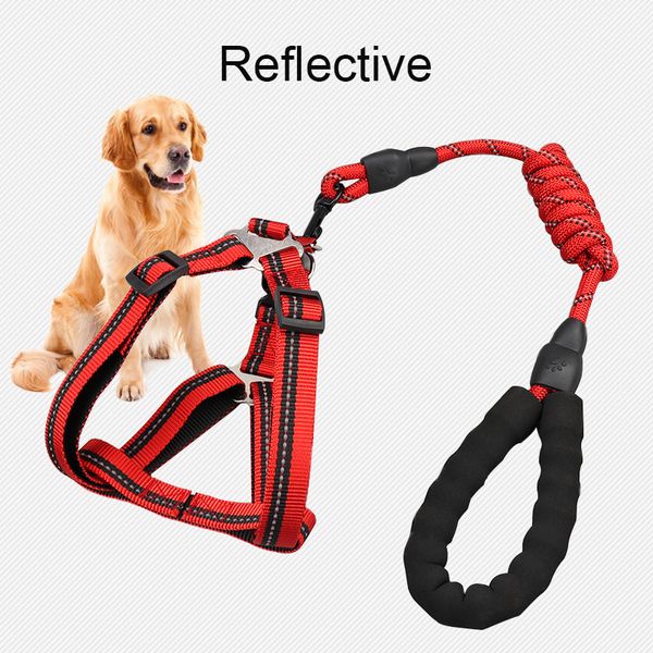 dog cat harness pet adjustable reflective vest walking lead leash for puppy polyester mesh harness for small medium dog
dog cat harness pet adjustable reflective vest walking lead leash for puppy polyester mesh harness for small medium dog