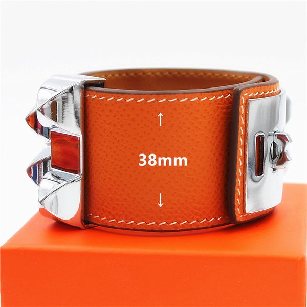 punk bracelets wide smooth genuine leather bracelets & bangles for women men cuff bracelet statement jewelry wx007 c19021501, Black
punk bracelets wide smooth genuine leather bracelets & bangles for women men cuff bracelet statement jewelry wx007 c19021501, Black