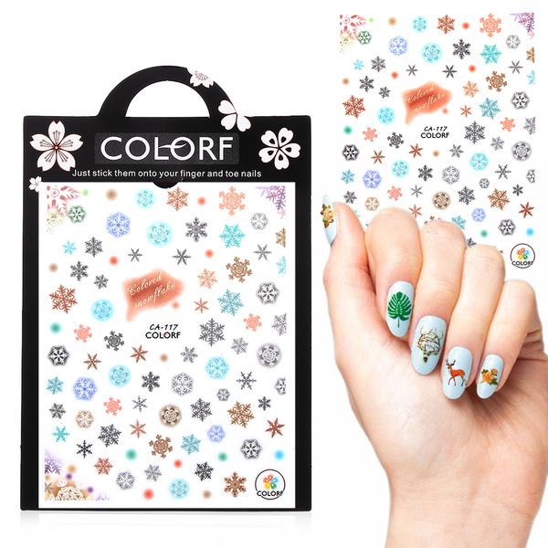 women fashion fingernail decoration christmas snowflake 3d nail art stickers snowman decal xmas children diy manicure tips, Black
women fashion fingernail decoration christmas snowflake 3d nail art stickers snowman decal xmas children diy manicure tips, Black