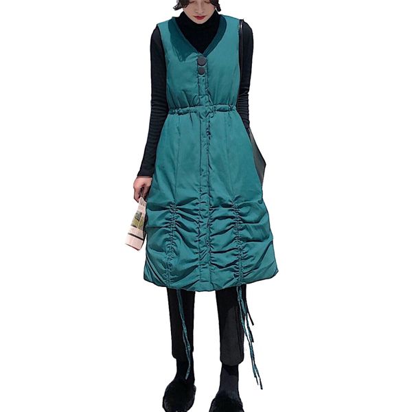 women winter long vest v neck single breasted button sleeveless waistcoat m-xxl black blue drop shipping, Black;white
women winter long vest v neck single breasted button sleeveless waistcoat m-xxl black blue drop shipping, Black;white