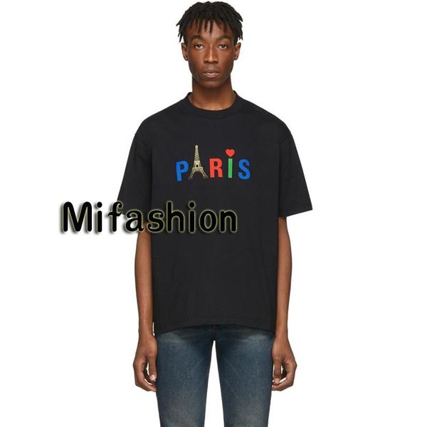 2020 luxury europe france paris eiffel tower multicolor print red heart tshirt fashion men women t shirt casual cotton tee
2020 luxury europe france paris eiffel tower multicolor print red heart tshirt fashion men women t shirt casual cotton tee