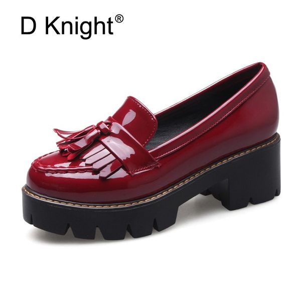 2019 platform shoes woman thick high heel oxford shoes for women patent leather creepers casual loafers spring pumps women shoes, Black
2019 platform shoes woman thick high heel oxford shoes for women patent leather creepers casual loafers spring pumps women shoes, Black