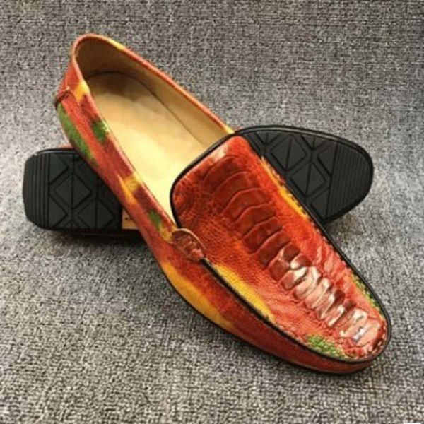 xhpj authentic snake skin men doug shoes business leisure fashion male a lazy person shoes men, Black
xhpj authentic snake skin men doug shoes business leisure fashion male a lazy person shoes men, Black