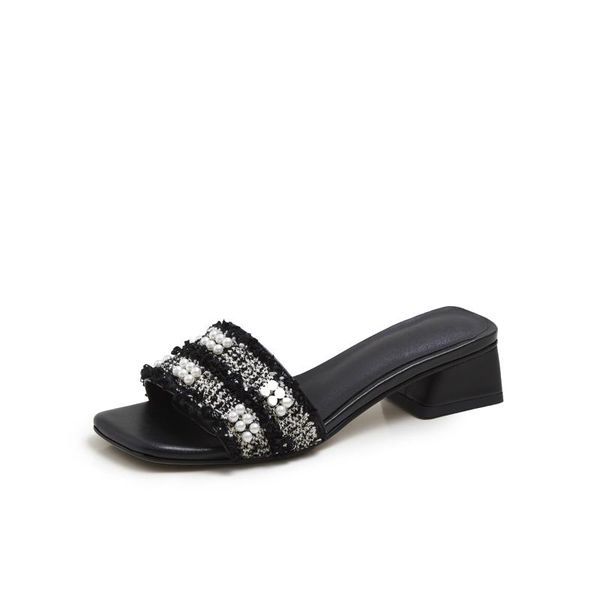 slippers kmeioo fashion pearl decoration flat women shoes low-heeled comfortable casual summer slipper, Black
slippers kmeioo fashion pearl decoration flat women shoes low-heeled comfortable casual summer slipper, Black
