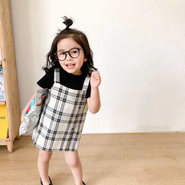 2020 korean summer new girl's all-around short sleeve plaid little fragrant dress two-piece set fashion wear 8-6, Red;yellow
2020 korean summer new girl's all-around short sleeve plaid little fragrant dress two-piece set fashion wear 8-6, Red;yellow