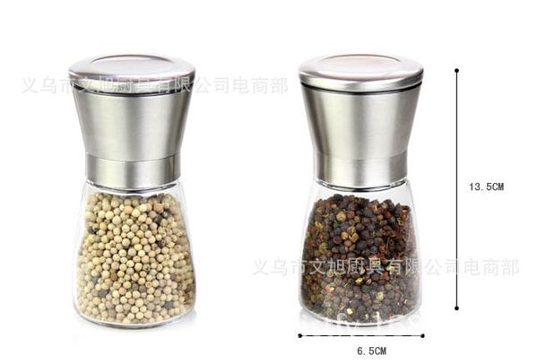 304 stainless steel pepper grind organ manual operation glass pepper wear to flavor bottle mills organ originality kitchen articles
304 stainless steel pepper grind organ manual operation glass pepper wear to flavor bottle mills organ originality kitchen articles