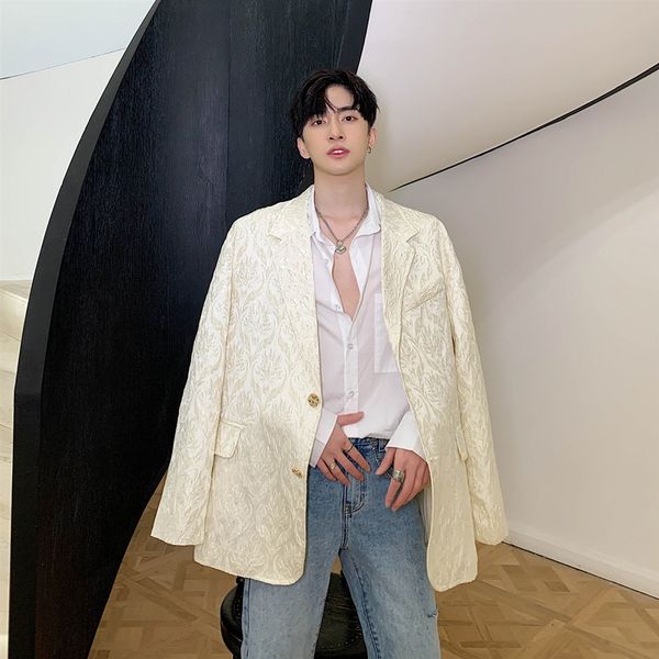 2020 spring and autumn new three-dimensional relief pattern small suit fashion casual trend loose jacket coat white m-xl, White;black
2020 spring and autumn new three-dimensional relief pattern small suit fashion casual trend loose jacket coat white m-xl, White;black