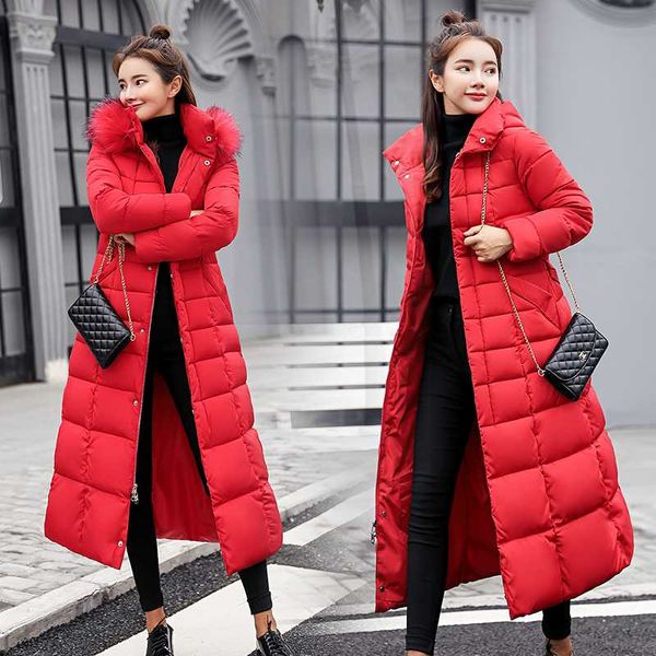 winter jacket women long coat female parka large fur collar korean down cotton parkas mujer 2020 casaco feminino kj668, Black
winter jacket women long coat female parka large fur collar korean down cotton parkas mujer 2020 casaco feminino kj668, Black