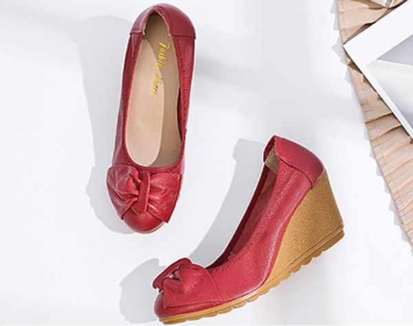 2019 women's shoes in spring and autumn with new style slope heel round head bowknot @3028, Black
2019 women's shoes in spring and autumn with new style slope heel round head bowknot @3028, Black