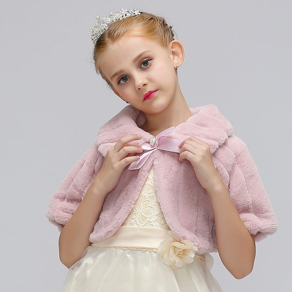 retail fur little girls spring and autumn jacket with ribbon bow crystal children coat cape for wedding pj007, Blue;gray
retail fur little girls spring and autumn jacket with ribbon bow crystal children coat cape for wedding pj007, Blue;gray