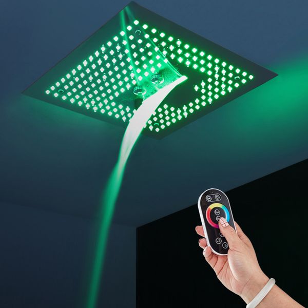phone control led light shower head 304 sus rainfall waterfall shower bathroom misty spray ceiling showerheads black brushed
phone control led light shower head 304 sus rainfall waterfall shower bathroom misty spray ceiling showerheads black brushed