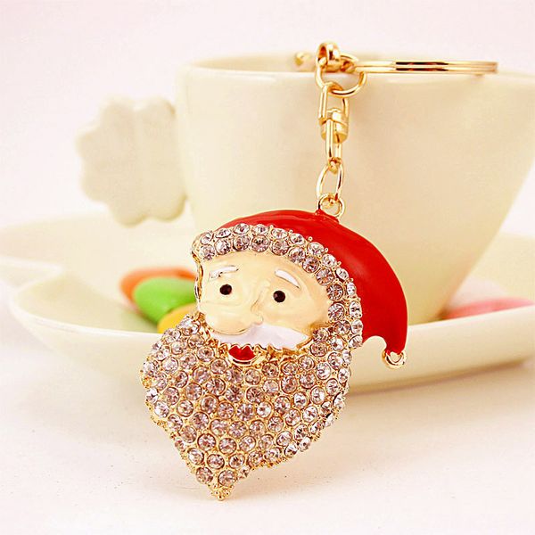 3pcs/lot enamel crystal rhinestone gold tone metal pendant car key chains christmas santa clause alloy charm key rings, Silver
3pcs/lot enamel crystal rhinestone gold tone metal pendant car key chains christmas santa clause alloy charm key rings, Silver