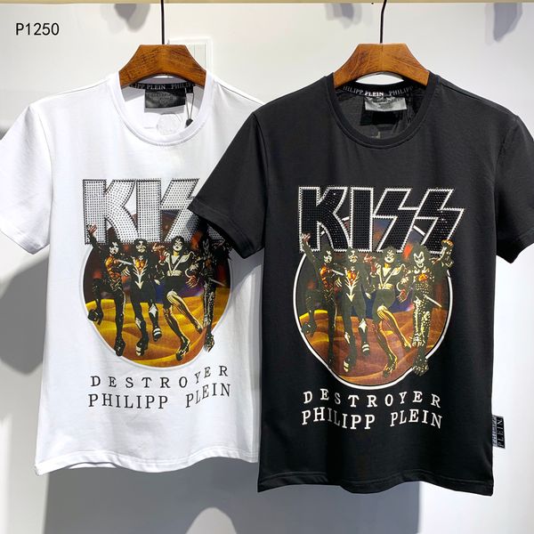 pp philip plain brand mens designer t shirts firmata uomo fashion luxury designer t shirt summer homme mens skull tshirt tee 1250, White
pp philip plain brand mens designer t shirts firmata uomo fashion luxury designer t shirt summer homme mens skull tshirt tee 1250, White