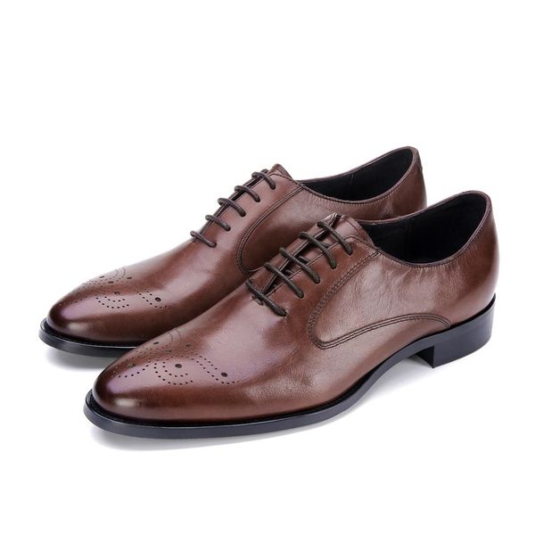 new black / deep brown oxfords mens business shoes genuine leather dress shoes male social
new black / deep brown oxfords mens business shoes genuine leather dress shoes male social