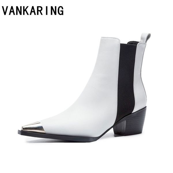 vankaring brand shoes women ankle boots genuine leather high heels pointed toe black white shoes woman dress winter boots women
vankaring brand shoes women ankle boots genuine leather high heels pointed toe black white shoes woman dress winter boots women