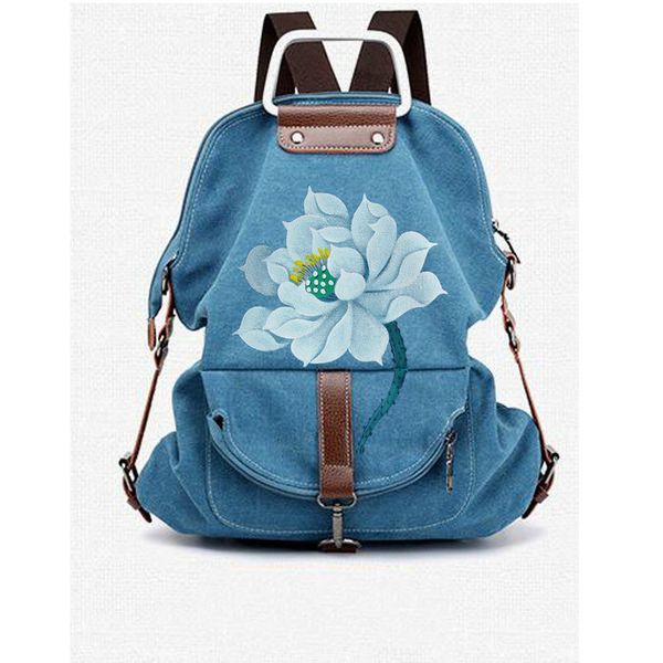 2020 summer new handmade hand-painted female bag backpack school bag shoulder multi-purpose canvas
2020 summer new handmade hand-painted female bag backpack school bag shoulder multi-purpose canvas
