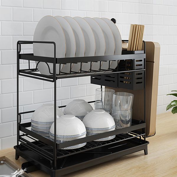 tableware drain shelf kitchen stainless steel sink dish drying rack kitchen bowl storage holder single/double layer tableware organizer
tableware drain shelf kitchen stainless steel sink dish drying rack kitchen bowl storage holder single/double layer tableware organizer