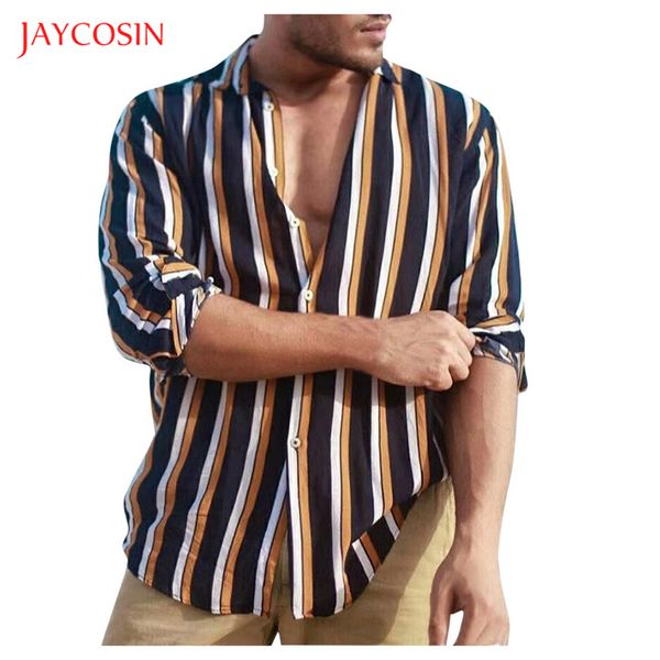 joycosin 2019 autumn winter men shirt casual fashion male clothes stripe lapel coller long sleeve men street shirts slim, White;black
joycosin 2019 autumn winter men shirt casual fashion male clothes stripe lapel coller long sleeve men street shirts slim, White;black