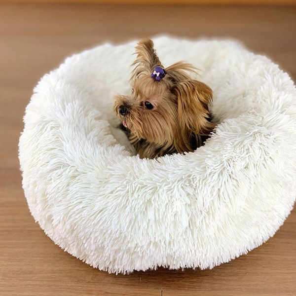 luxury fluffy pet bed for cats small dogs round plush cozy warming cat sofa bed
luxury fluffy pet bed for cats small dogs round plush cozy warming cat sofa bed