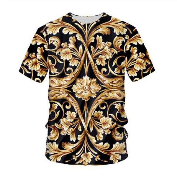 wholesale - fashion womens/mens gold flower funny 3d creative casual t-shirts r0100, White;black
wholesale - fashion womens/mens gold flower funny 3d creative casual t-shirts r0100, White;black