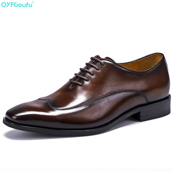 qyfcioufu fashion designer mens business shoes luxury dress shoes genuine leather quality cow leather lace up formal party shoe, Black
qyfcioufu fashion designer mens business shoes luxury dress shoes genuine leather quality cow leather lace up formal party shoe, Black