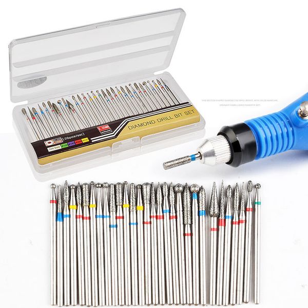 30pcs diamond nail drill bits set silicone cutters for manicure machine milling cutter
30pcs diamond nail drill bits set silicone cutters for manicure machine milling cutter