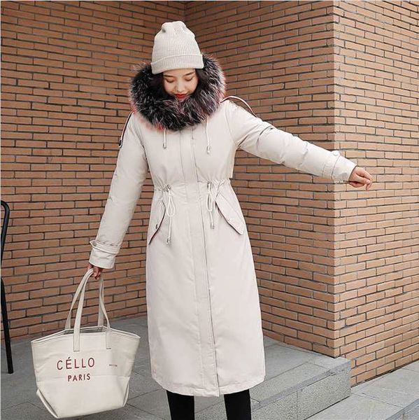 2019 new solid long wool liner parkas coat women winter slim thicken fur collar jacket women detachable liner coat, Black
2019 new solid long wool liner parkas coat women winter slim thicken fur collar jacket women detachable liner coat, Black