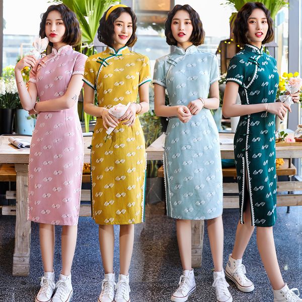 plus size 3xl elegant evening dress women oriental retro cheongsam summer cotton linen vintage chinese robe costume slim qipao, Red
plus size 3xl elegant evening dress women oriental retro cheongsam summer cotton linen vintage chinese robe costume slim qipao, Red