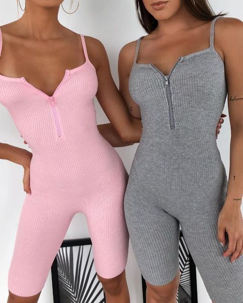 summer zipper body romper tracksuit 2020 women bodycon casual jumpsuit sleeveless leotard sports home wear playsuit pajama, Black;white
summer zipper body romper tracksuit 2020 women bodycon casual jumpsuit sleeveless leotard sports home wear playsuit pajama, Black;white