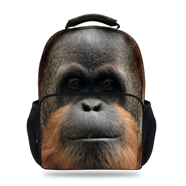 15inch kids 3d animal printing backpack for children gorilla felt bag for girls boys school
15inch kids 3d animal printing backpack for children gorilla felt bag for girls boys school